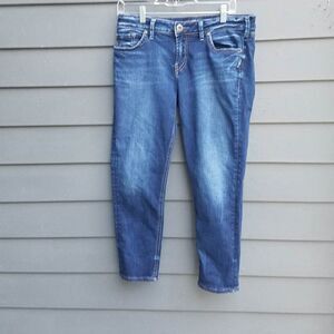 Silver suki Skinny Cropped Jeans size W 31 L 25"